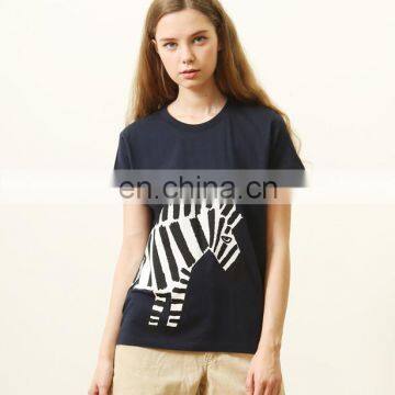 2016New Arrive Zebra Printed Tee TShirts photo-3