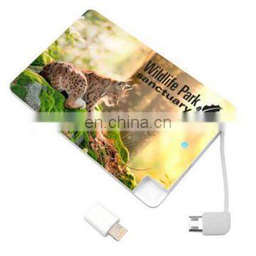 2017 New Arrival!!! Corporate Gifts Event Gifts Customized card shape power bank