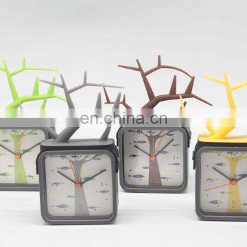 Funny Table Alarm Clock Desk Silicone Alarm Clock 2016 Promotional Gift Items