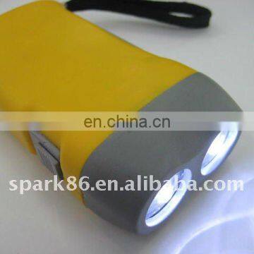 plastic ABS material hand flashlight