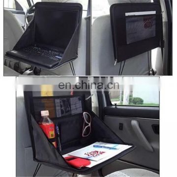 Travel Car Laptop Holder Tray Bag Mount Back Seat Auto Food Work Table Organizer