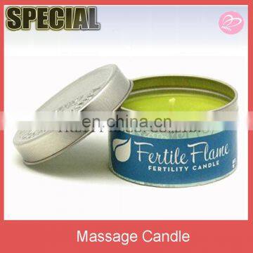 Travel aromatherapy tin candle