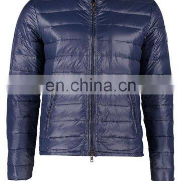 leisure artificial padded jacket for man