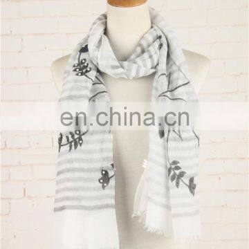 Wholesale New Design Women Customized Shawl Viscose Pearl Scarf photo-2