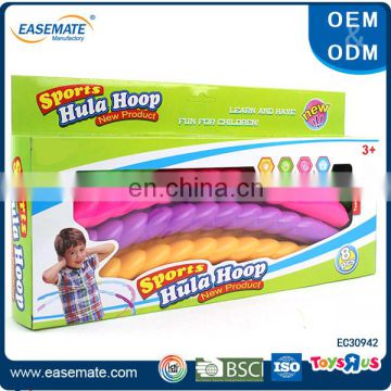 Wholesale sport toy kids plastic colorful hula hoop