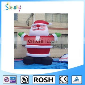 Sunway Airblown Inflatable Waving Santa Christmas Inflatable on sale, inflatable christmas cartoon