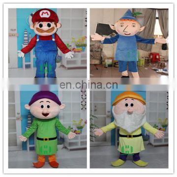 New design !!! HI customized funny mascot costume for adult size,plush cartoon mascot costume with high quality