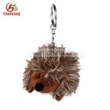 wholesale 10cm plush cute hedgehog soft toy keyring