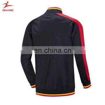 2017 Customise Black Top Design Tracksuit Sport Fashion Latest Basketball Tracksuit Set photo-4