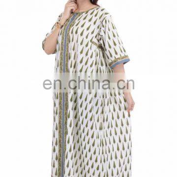 Hippie Boho Designer Long Dress Block Printed Tunic Wholesaler