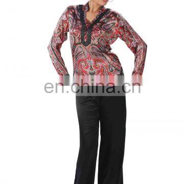 Satin Blend Scarf Kurti