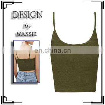 2016 Fashion Women Wear Square neck Sleeveless Sexy Top Tank Women