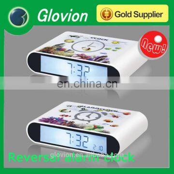 New design stamp plastic clock for kids best for print logo