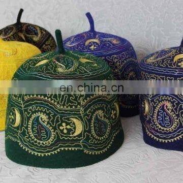 Factory Direct Sale Muslim Men Embroidered Prayer Caps Africa Nigeria