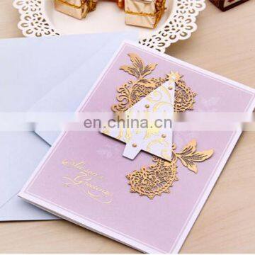 Promotional Gifts Wholesale Paper Cut Airplane 3D Pop Up Card Birthday Holiday Festival Greeting Cards