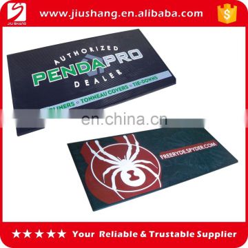 Rectangle pvc logo door mat for promotion