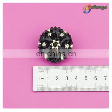 High quality pretty beaded plastic buttons for clothing