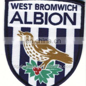 Pofessional Custom Merrow Woven Badge Machine Woven Patches Labels