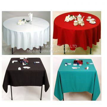 Wholesale 100% Polyester Tablecloths/Table Cover For Event&Party