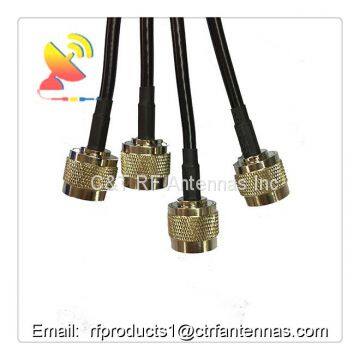 LMR 200 RF cable assembly for communications coaxial cable assembly N to N plug connector