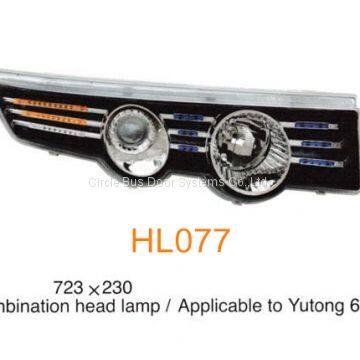 Yutong 6128 bus head lamp,bus front light(HL077)