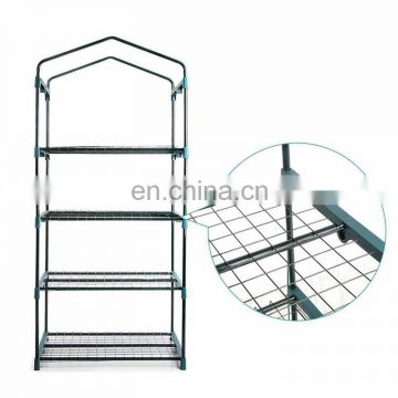 High Quality Coated Steel Shelving PE Leno Mini Greenhouse