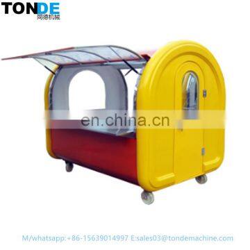 Stainless steel hot food cart food service vehicle