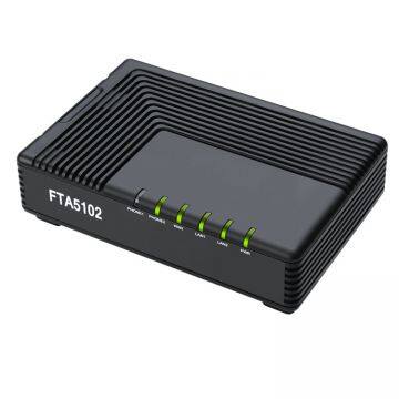 2FXS Port Network Voip Phone Adapter Voip Adapter Pulse Dialing for FTA5102 photo-4