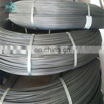 jisg3536 1770mpa high tension non alloy spiral ribbed pc steel wire coil with low price