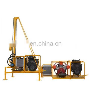 Hydraulic motor mine well drilling rig 150m