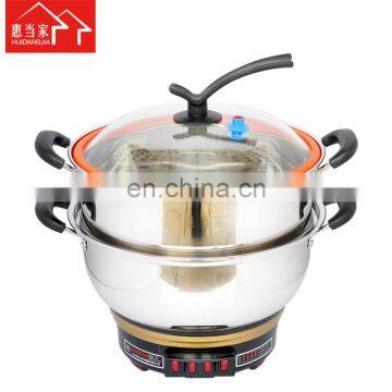 Four levels Stainless Steel Multipurpose Home Appliance Two Layers Electric Steamer Cooking Pot