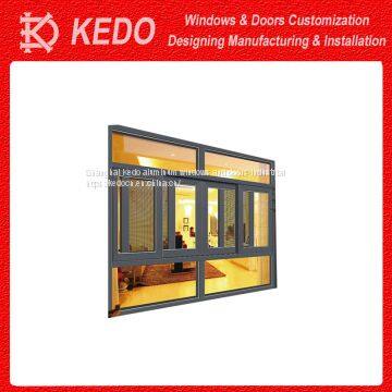 Aluminum basement windows with double glass