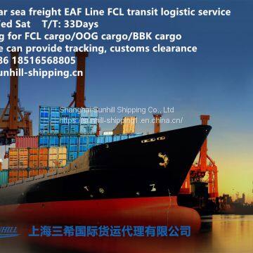 Shanghai to Zanzibar sea freight FCL EAF Line logistics service