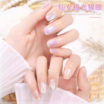 Cat Eye Effect Nails Cat Eye Nails Pink No Chips