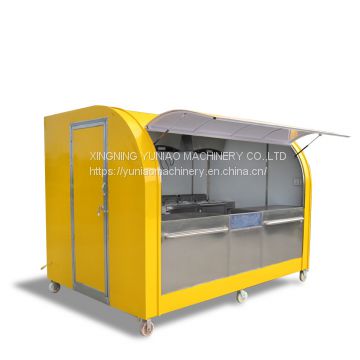 Mobile hamburgers carts street food kiosk design carts for sale FC290A