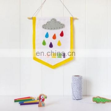 oem logo for you felt pennant materi