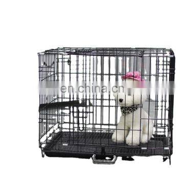 Wholesale Designs Stainless Steel Iron Commercial Wire Cheap Large Metal Pet Dog Kennel Cage For Sale Cheap photo-2