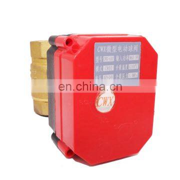 5v 12v 220v DN15 DN32 Brass Cwx-60p 6nm Motorised Ball Valve for Water photo-2