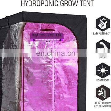 Grow Tent 120x120x200 600D Reflective Mylar Indoor Garden Growing Room Hydroponic System photo-4