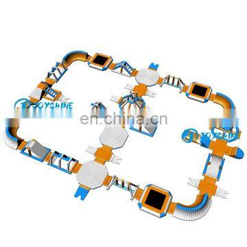 Hot Sale Amusement Equipment Water Park Inflatable Floating Obstacle Course photo-4