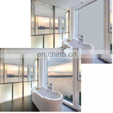 2019 hot style bathroom smart mirror switchable glass clear to frost