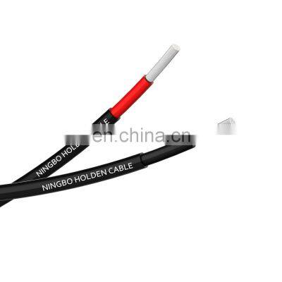 Red/Black 1core 2cores 16awg 18awg pure copper conductor PV 10mm solar charger cable