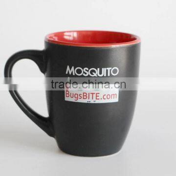 MATT BLACK PROMOTIONAL CERAMIC MUG