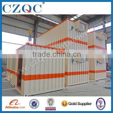 two windows and one door 20ft container house from China