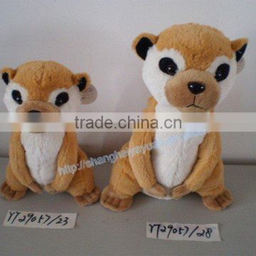 artificial plush meerkat toys