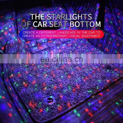 7Colors Car Ambient Foot Star Starry Light Interior Neon Atmosphere Light Music Voice Control USB LED RGB Auto Decorative Lamp photo-2