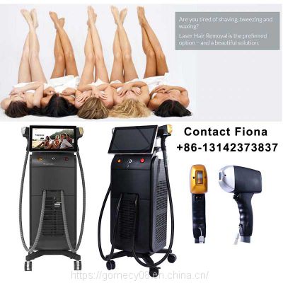 Painless Hair Removal Treatment Diode Laser 808nm 810nm System Alma Soprano Titanium Diode Laser Alexandrite 755nm 1064nm Triple Wavelength