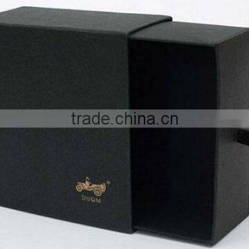 Custom Luxury Black Decorative Cardboard Drawer Packaging Gift Box photo-2
