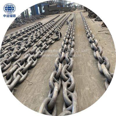 Dalian 78MM Stud Link Anchor Chain With NK CCS BV LR--China shipping anchor chain