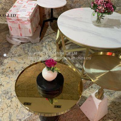 Factory Directly Sell Quartz Stone Top Dining Tables photo-4